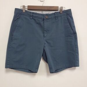Bonobos Mens Standard 7IN Chino‎ Shorts Size 32 Blue Frat Boy Preppy Summer Golf